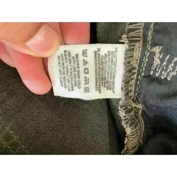 Free People Mid-Rise Skinny Jeans Distressed Gray Women size 30 - Picture 7 of 8